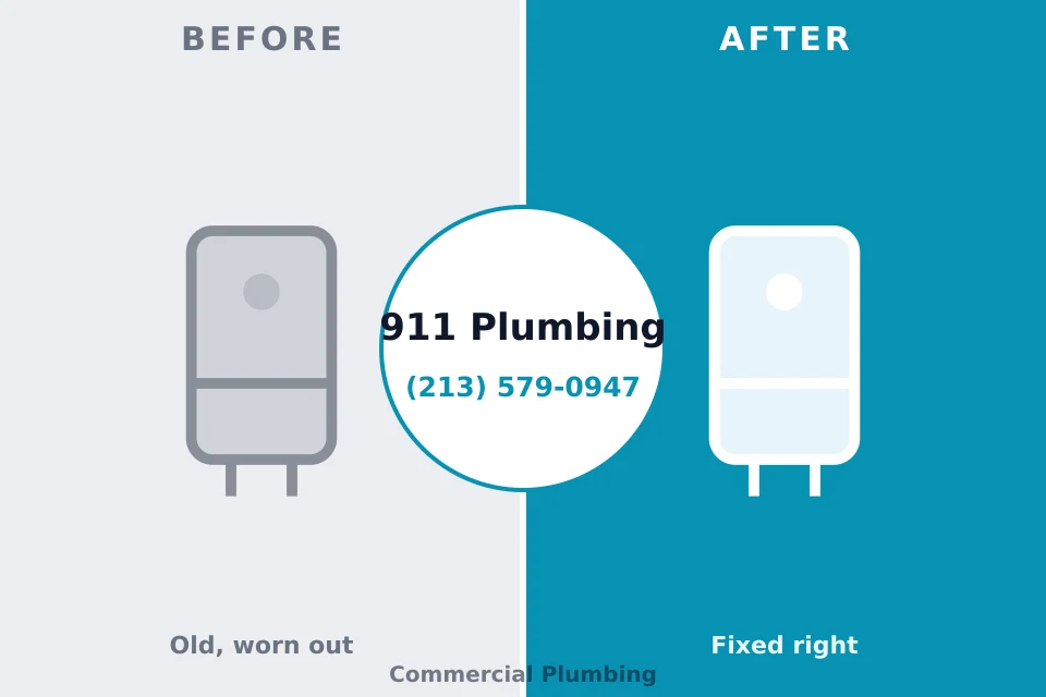 Before and after: plumbing company Dunlap, IL